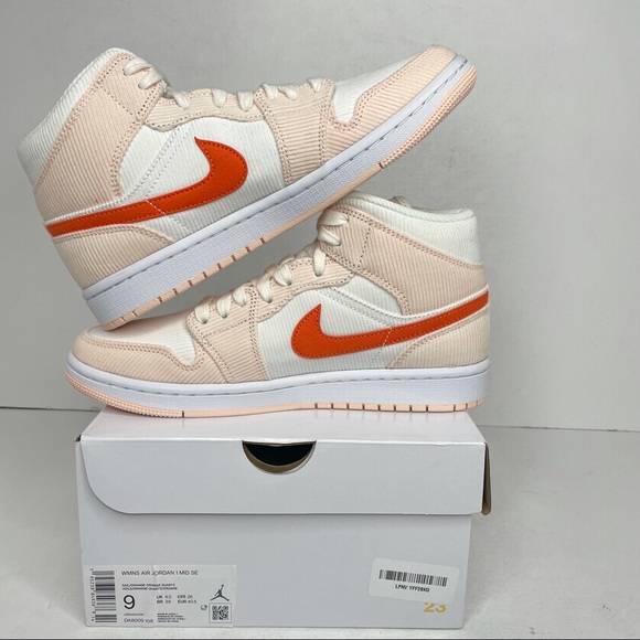 Nike Air Jordan 1 Retro Mid WMNS “Corduroy” NEW - Picture 3 of 4